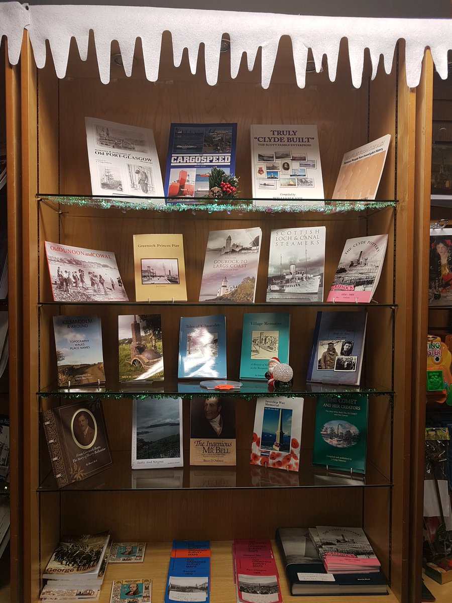 Inver_Archives's tweet photo. Looking for some last minute Christmas gifts? Come along to our bookshop in the Inverclyde Heritage Hub for ideas. We close on Friday 23 Dec, so be quick!
https://t.co/FABao9qevx https://t.co/vKBu4MCncc