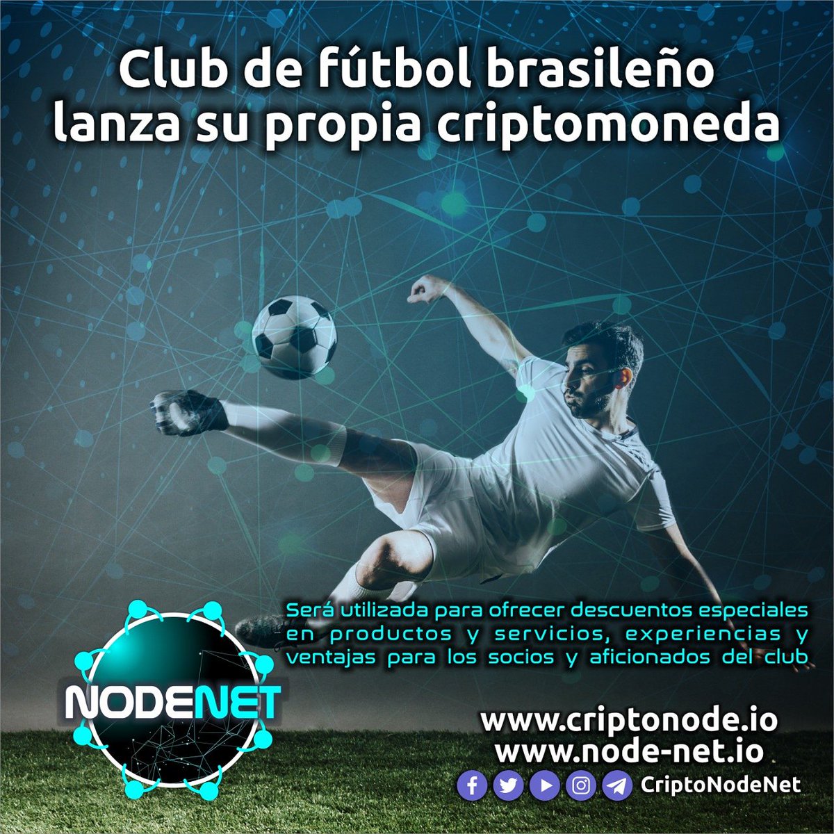 CriptoNodeNet's tweet photo. Las criptomonedas en el fútbol.
https://t.co/RqHAsOLOzI
#Node #NodeNet #Emprendimiento #Liderazgo #Blockchain #Bitcoin #Equipo #Team #Networker #Marketing #Inversion #Criptomoneda #WeGorForMore #VamosPorMas #YoMeEducoConNode #YoUsoNode #YoSoyNode #YoSoyNodeNet https://t.co/VfuRNgGEpe