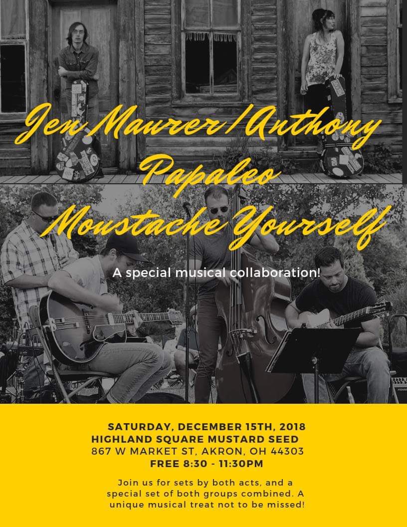 moustachejazz's tweet photo. Tonight! #akronmusicscene #gypsyjazz @moustachejazz @bradwagnernet @brenthamker @MustardSeedMrkt @AkronMusicScene #nocover https://t.co/LC42JNCmeN