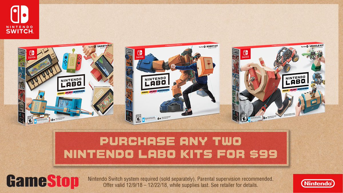 nintendo switch labo gamestop