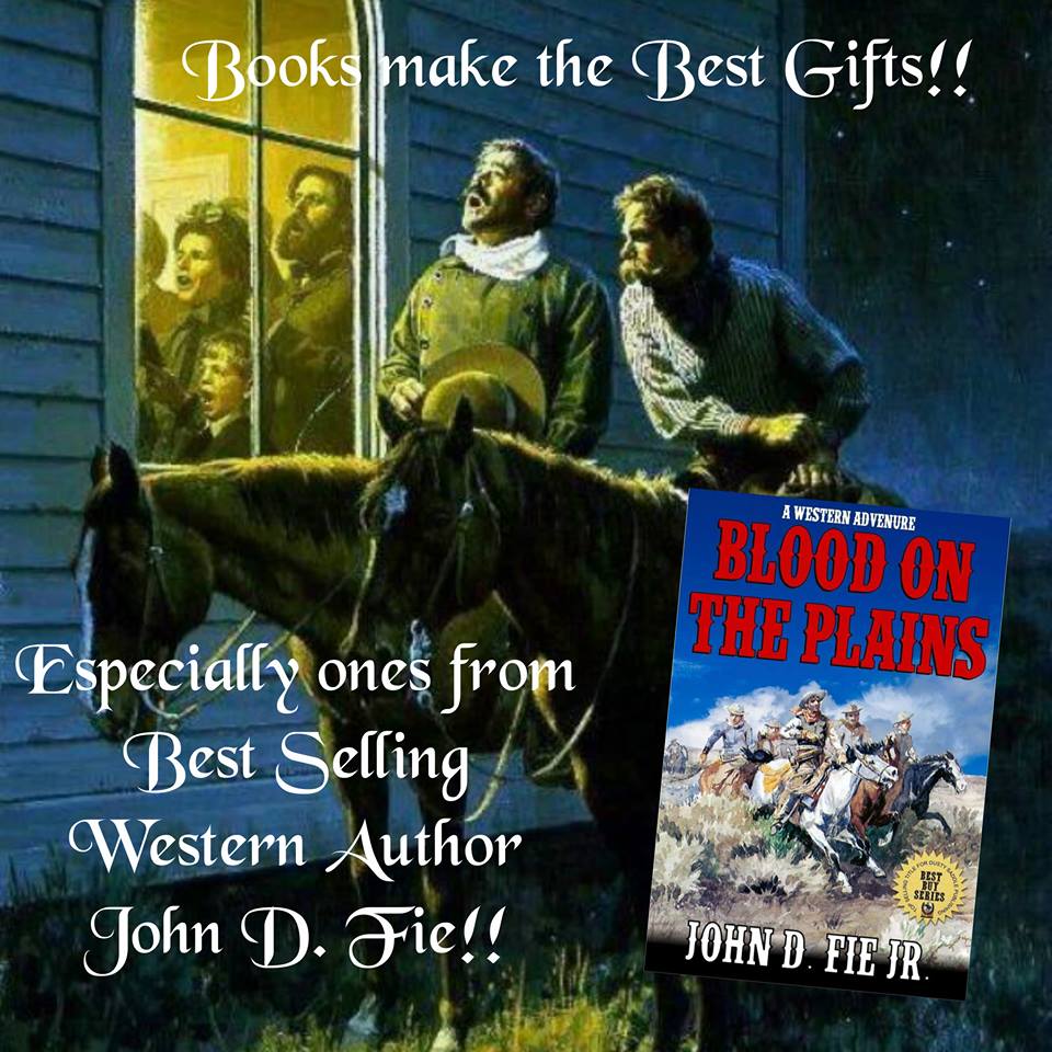 Amazon has Extended their Free Shipping offer until Tuesday the 18th! There is still time to cash in on giving that Western Lover a great Gift this year. Because Books Make a great Gift! 
amazon.com/author/johnfie