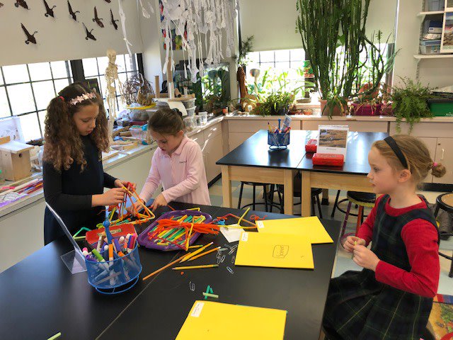 kentplaceschool's tweet image. Second-graders built straw towers and gum drop bridges in science class! #engineering #kpsstem