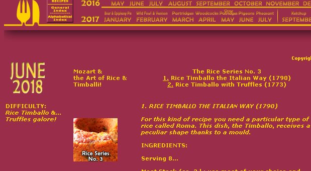MozartCircle's tweet photo. #MozartianGourmet: #RiceSeriesNo3
When #Mozart was in #Italy between 1770 &amp; 1773, presenting his 3 operas #Mitridate #Ascanio #LucioSilla certainly ate these Dishes which were already very famous from #Naples to #Milan:  the great #Timballi! #ff https://t.co/iKXg96086a https://t.co/KT5pStzoG3
