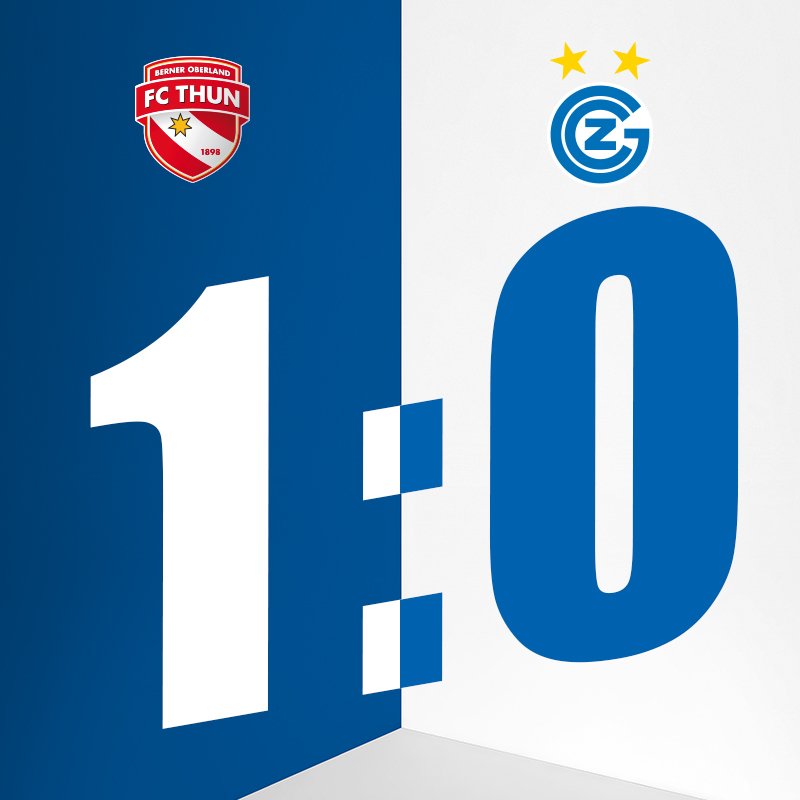 gc_zuerich's tweet photo. GC verliert auswärts gegen den @fcthun_official mit 0:1. #THUNGC 1:0 #gc #zürich #traditionsclub https://t.co/aYGZlhcFuS