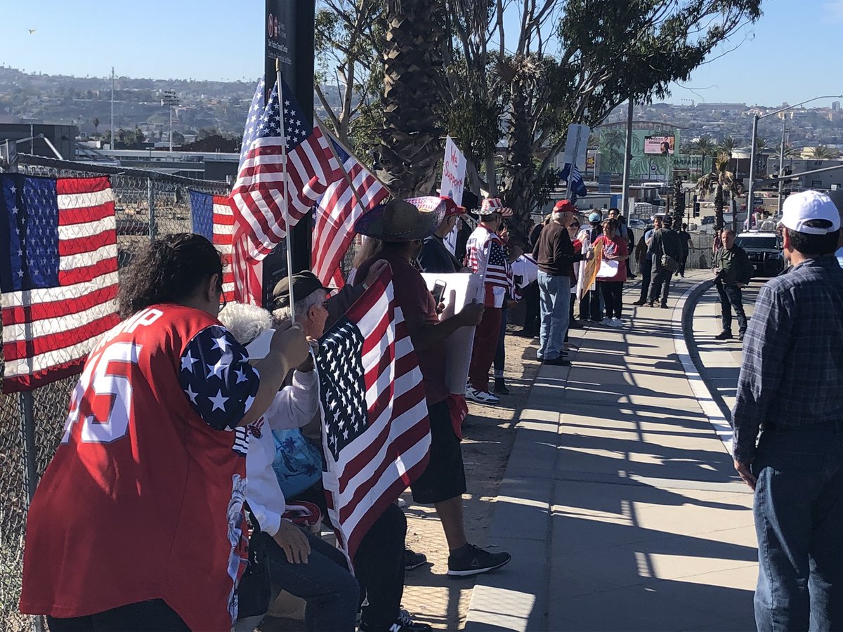 Family members who lost loved ones at the hand of illegal aliens hold rally at San Ysidro Port of Entry