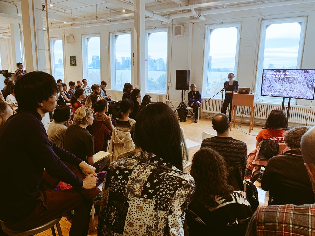 dschmudde's tweet photo. "Art is a spiritual answer to a political problem." ~ @lifewinning #CodeEcologies https://t.co/iS5lRkvk8N