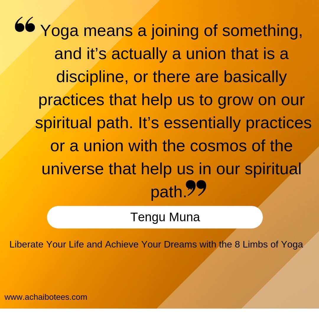 achaibotees's tweet image. #TenguMuna #LiberateYourLife and #AchieveYourDreams with the #8LimbsofYoga

#yoga #yogainspiration #leagueofinspirationalwomen #achaibowomen #achaibotees