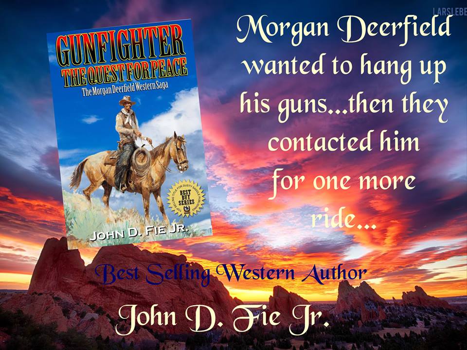 My Latest book Released on December 5th and has already hit the Amazon hot new Release List! Make that special Western Lover happy this Christmas season with a copy of GUNFIGHTER "THE QUEST FOR PEACE." 
amazon.com/author/johnfie Amazon has extended their Free shipping offer!