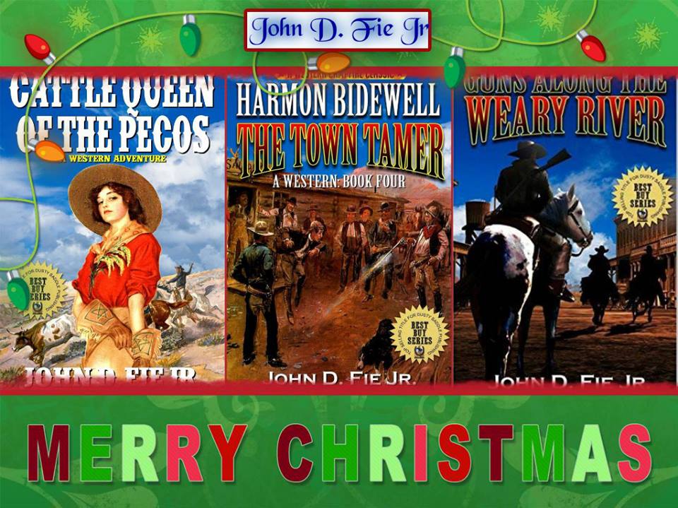 Stocking Stuffers anyone? I have more Western Action in E-Book and softcover just click on the Link and check through the Catalog! Now is the time to cash in on Softcover books Amazon has Extended their Free shipping offer until Tuesday the 18th! amazon.com/author/johnfie