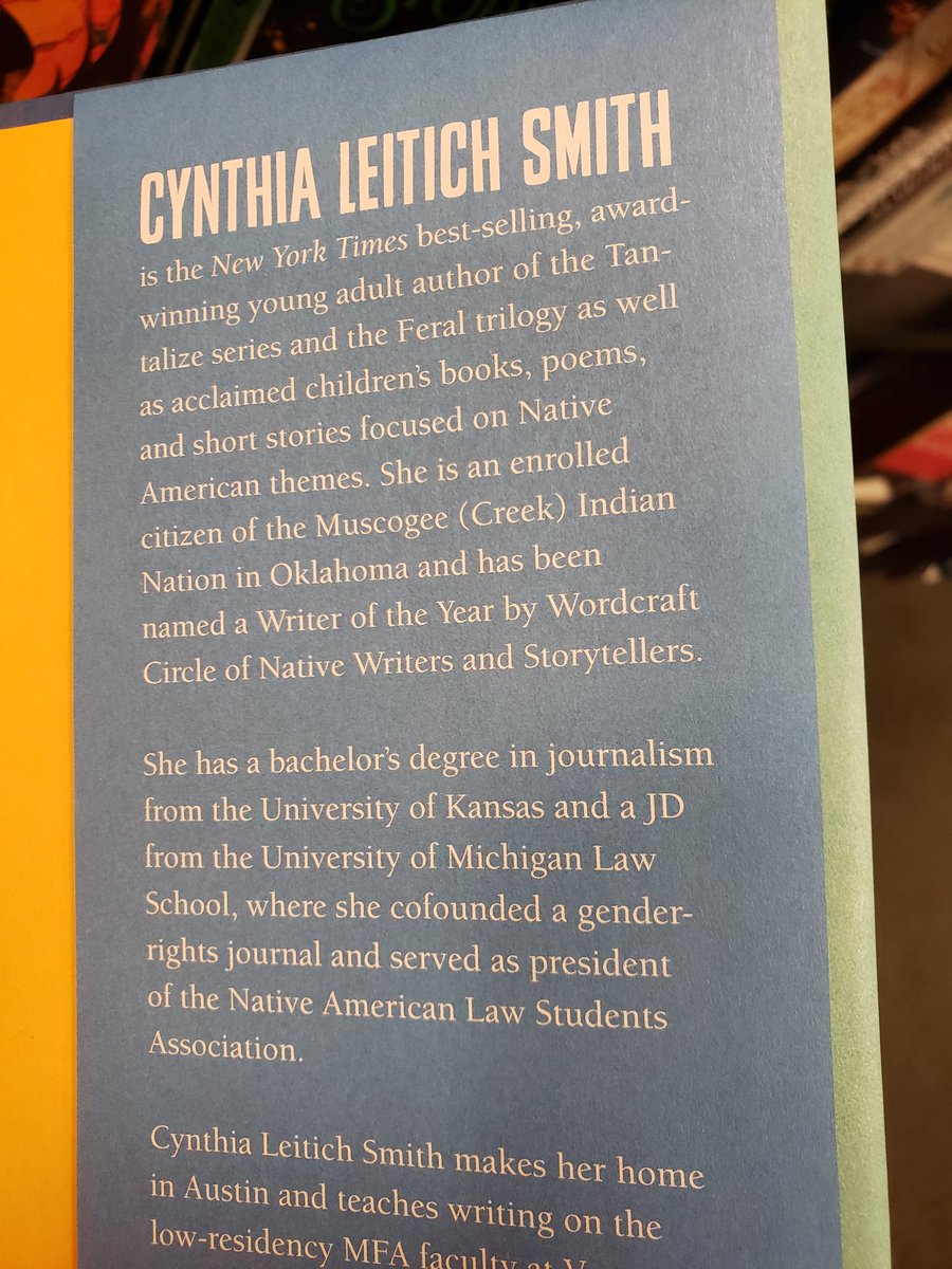 TiffanyLeaElmer's tweet image. I was SO EXCITED to see this on a bookshelf today!! And the author is Mvskoke!! ❤❤❤❤ #amreading #YAlit #nativelit