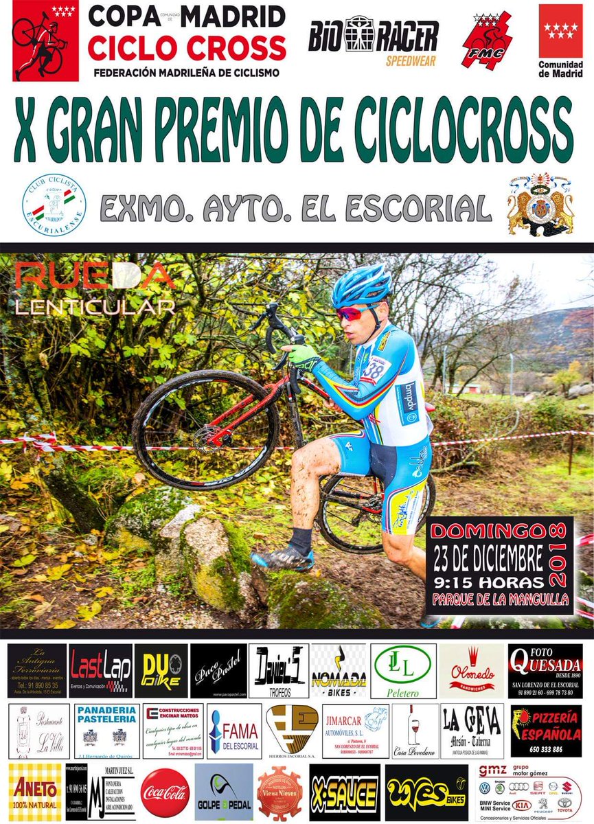 CicliFem's tweet photo. Ultima prueba del la #CopaMadridCX2018 con el #CxEscorial. En la categoría cadete ya tenemos matemáticamente a dos corredoras entre las 3 primeras.
#bikery
@SportingPursuit
@Luacenter
#Denpros
@AytoFuenlabrada
@DeportesFuenla
@OndaFuenlabrada
@FMCICLISMO
@RFECiclismo
#CicliFem https://t.co/zkx2oCi61g