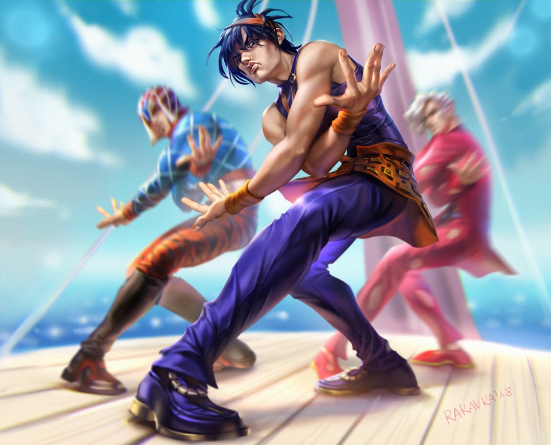 rakavka's tweet photo. Ooooh we're golden wind
it's like a burning sunrise
#jjba #jojo #jojosbizarreadventure #ventoaureo #mista #narancia #fugo #guidomista #pannacottafugo #naranciaghirga https://t.co/SODYnxB0RJ