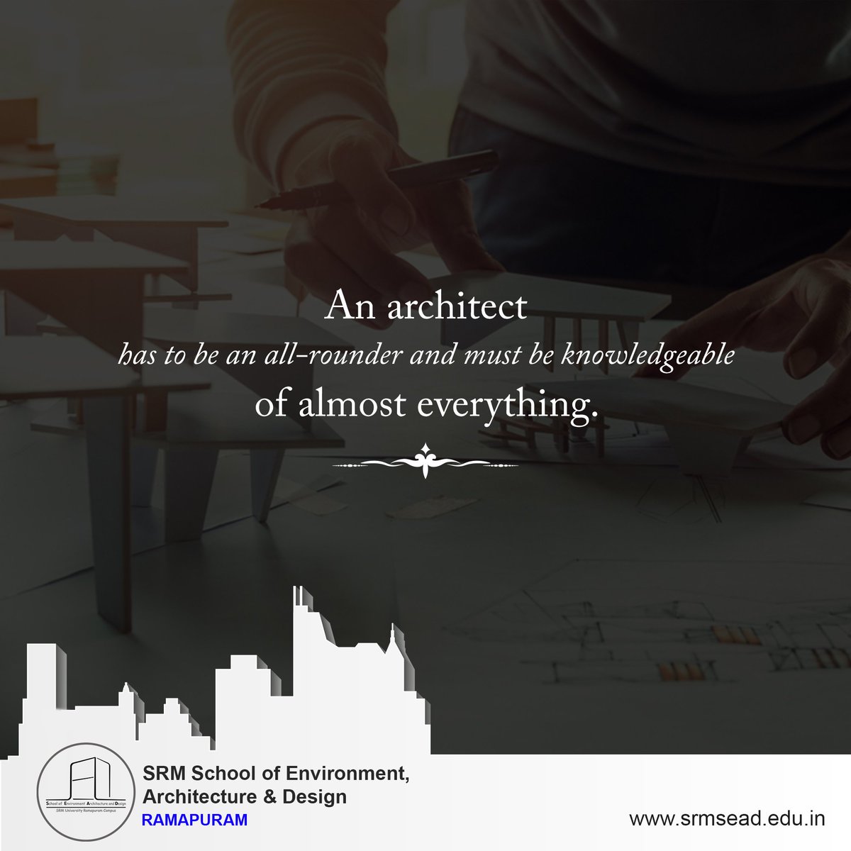 ArchitectThoughts It's not essential to be the best at everything, but you  need to know a little about everything! #SRMSEAD #Architect #Quotes, image size:1200x1200