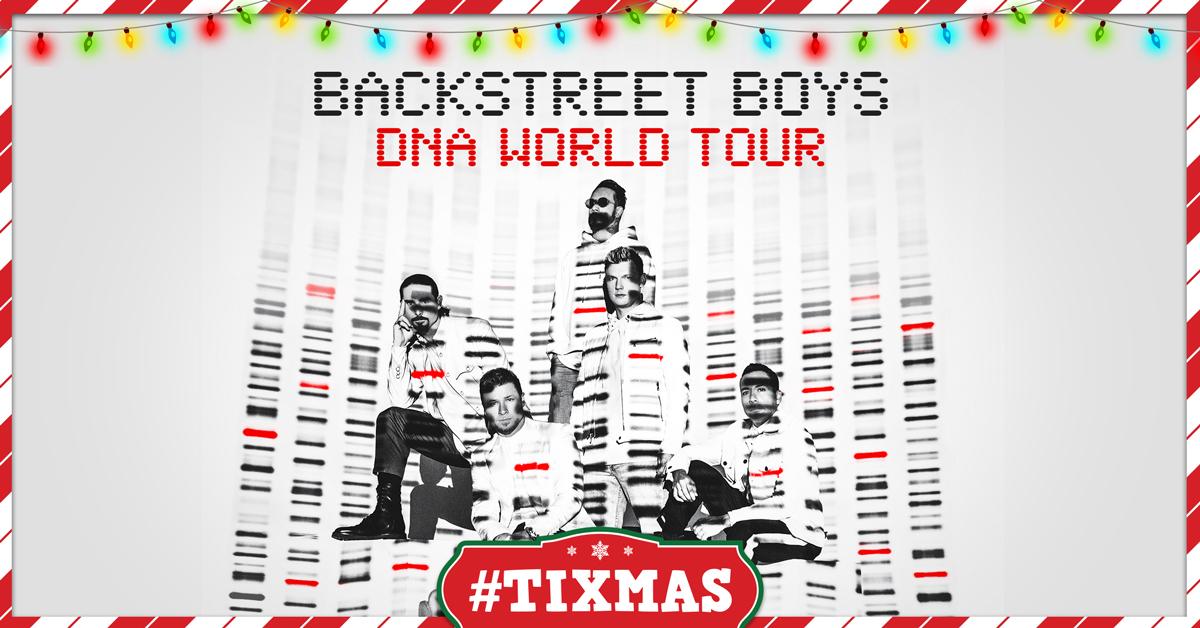 LiveNationNYC's tweet photo. Backstreet's Back for the third day of #Tixmas!
Enter now for your chance to win two reserved tickets to see @backstreetboys at @PruCenter on September 15! Enter: https://t.co/2cQCMVhbIp https://t.co/zwCAt55jwS