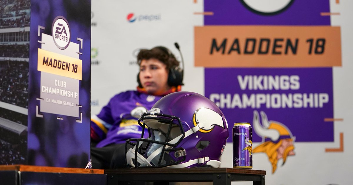 The Madden 19 #Vikings Club Championship is streaming live now from @usbankstadium.  🎮: twitch.tv/eamaddennfl https://t.co/70i8In3DkS