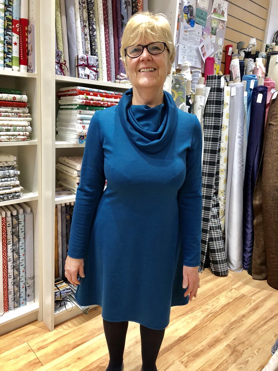 Gather_N_Sew's tweet photo. Comfy jersey dresses are a wardrobe must have and Pauline’s gorgeous @TillyButtons Freya dress make from our teal ponteroma fabric looks amazing 👗 #sewingfreya #tillyandthebuttons #dressmaking #sewing #jerseyfabric #dressjersey #gnscustomermake #isew https://t.co/iIedaIP74r