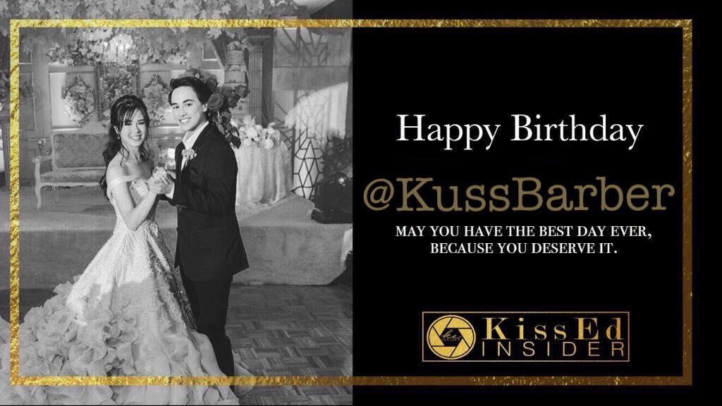 KissEdInsider's tweet photo. Warm and sauces greetings to our resident PT (Pata Tim) 😂
A very happy, fatty and coffee birthday to @KussBarber, may all the desires of your heart come true! ♥️
Power 💪🏻 https://t.co/TjcVOywJUq