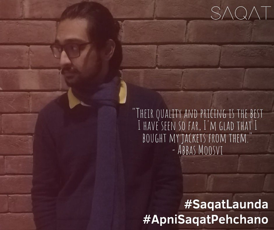 SaqatC's tweet photo. Get to know what our customers have to say about our line of Menswear 
#ApniSaqatPehchano #Saqat #SaqatLaunda #fashion #menswear #winter #clothing #apparel #clothes #trendy #sweater #jacket #shirt #blazer https://t.co/AF6ippMJRd