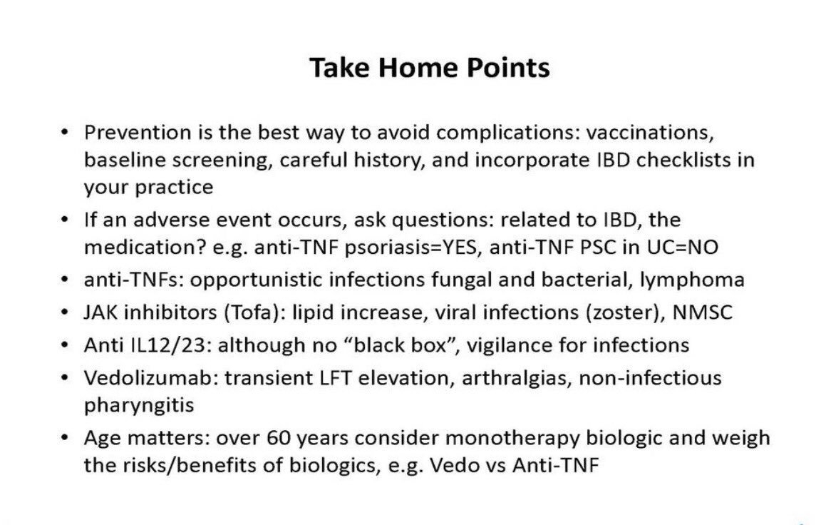caterina_oneto's tweet photo. “Prevention is the best way to avoid complications” says ⁦@MRegueiroMD⁩ - keep in mind specific risks of each biologic/small molecule to plan vaccinations &amp; monitoring #AIBD2018 #IBD https://t.co/lKAScsQ63K
