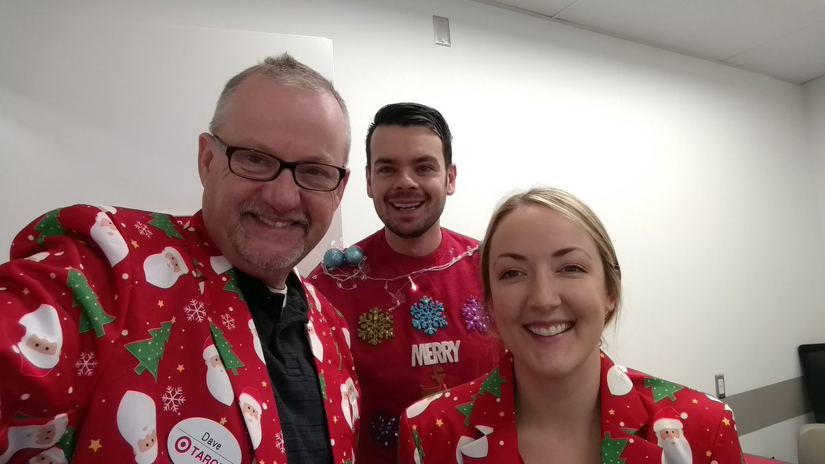 troutslayer1448's tweet photo. T-1448 rocking out Ugly, I mean beautiful Christmas Attire Day! https://t.co/4rSgMtU6us
