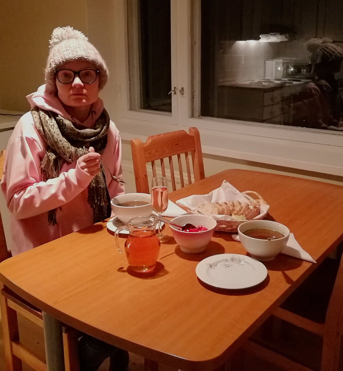 TuijaNyr's tweet photo. Never say you don't like #hirvikeitto if you haven't tasted Mirugia's in LaFinia in Kangasniemi Finland. Served with pink pink champagne ofcourse. #dutchdoitbetter #literallyoldschool #inthemiddleofnowhere https://t.co/o6TTdDaC32