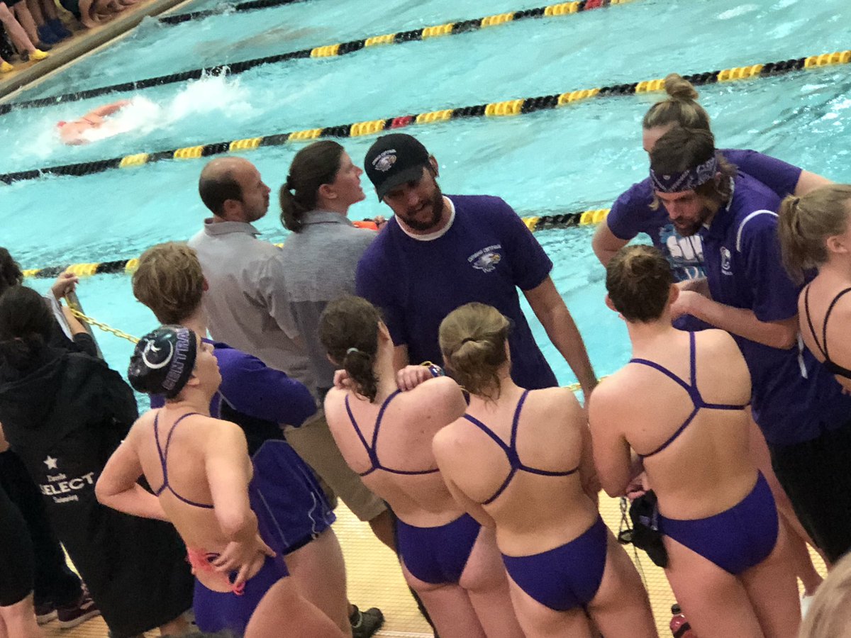 OPSCHSSwimTeam's tweet photo. Kicking off the #KnightInvite with the 200 yard medley relay. #CentralSwimTeam2018 #downtownproud https://t.co/FJ95NIVFgT