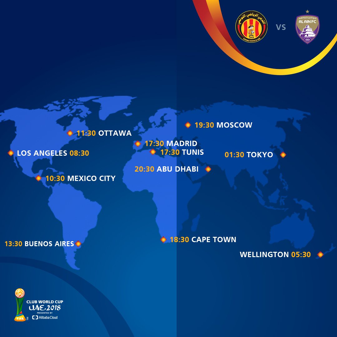 πΉπ³@ESTuniscom π @alainfcae_enπ¦πͺ
π#ClubWC second round
π Where will you be watching?
