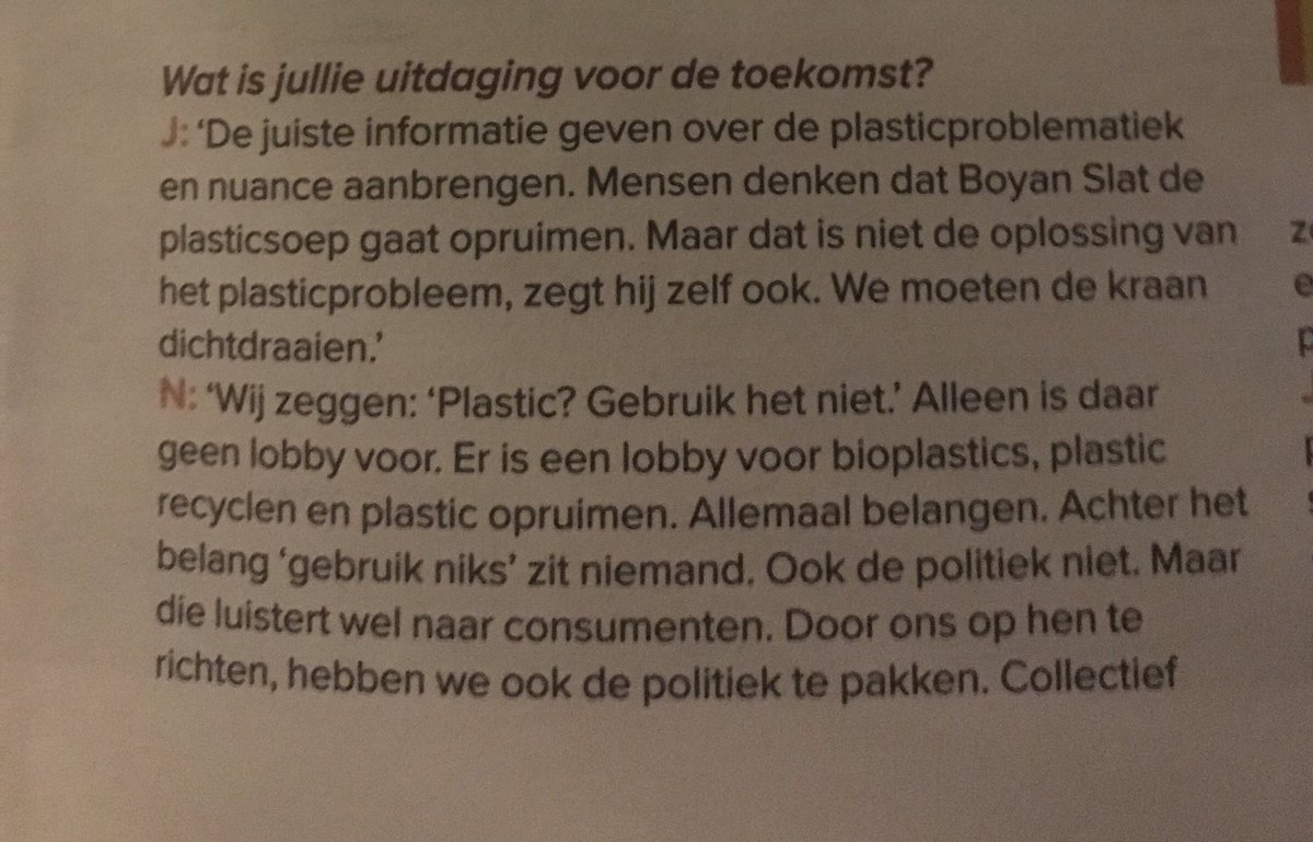 Ruud_Zanders's tweet photo. Mooi artikel over zero waste in #goedgeld van @asnbank. “Er is een lobby voor bioplastics, plastic recyclen en plastic opruimen. Achter het belang ‘gebruik niks’ zit niemand.” https://t.co/QWjZoRU8vb https://t.co/w8VcRQl4TH
