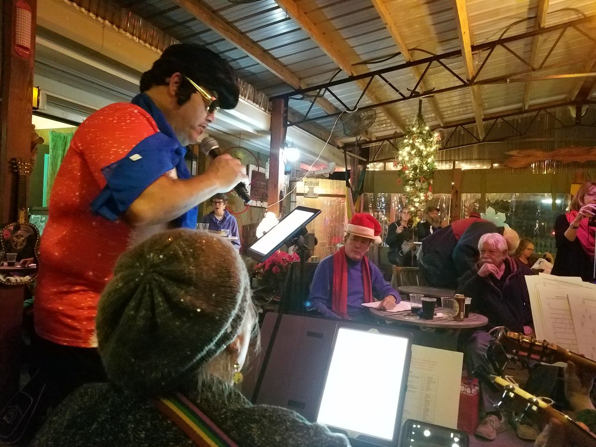 Elvis made an appearance too!  Merry Christmas!  #UOSA #UkeLife #LittleVillage #DestinationPanamaCity