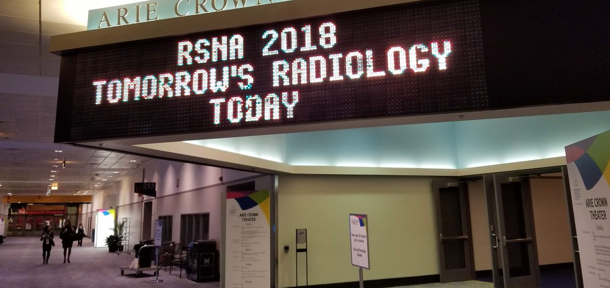 briancasey3's tweet photo. RSNA 2018: When radiology got its mojo back https://t.co/257BEN4yMt #RSNA18 #radiology https://t.co/ODXNzPTV2K