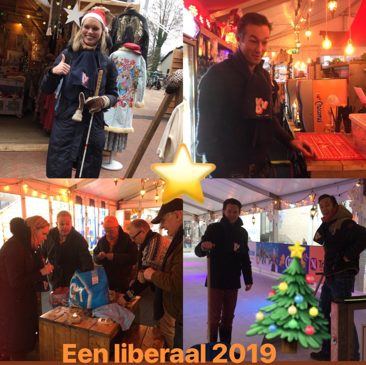 Wat een mooi event - vandaag hielp de VVD Zeist mee op WinterWonderland - 🎄🎄🎄🎄