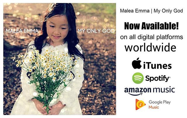 MaleaEmma's tweet photo. My single, My Only God, is now available on digital platforms worldwide like iTunes, Spotify, Amazon and Google Play! Thank you for your support! Hope you enjoy the song! 😍
#maleaemma #holidaysong #christiansong #myonlygod 
Credit:
Music &amp; lyrics by … https://t.co/OxfGNbnZrq https://t.co/NV7QlJVD0U
