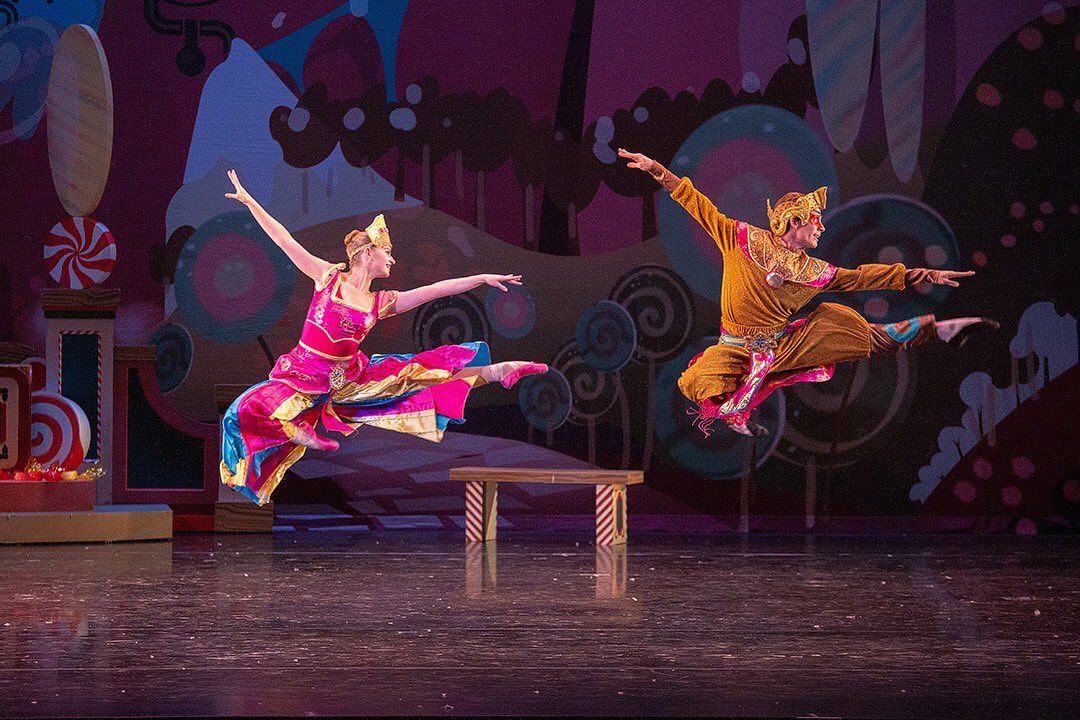 The Nutcracker at the Civic Center Music Hall continues today through December 23rd. Visit okcballet.org to purchase tickets now!  Photo of Rayleigh Vendt and Walker Martin by Jana Carson. #oklahoma #okc #okcballet #oklahomanutcracker