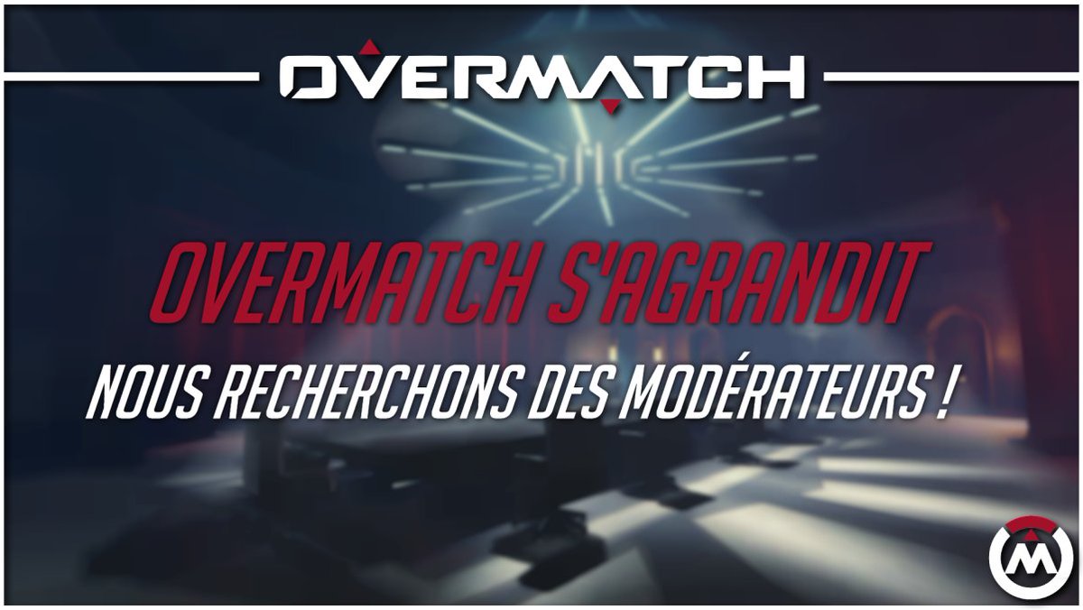 Overmatch_OW's tweet photo. 💥🦸‍♂️| OverMatch Recrute !

OverMatch s'agrandit ! Nous avons besoin de staff ! Moderateurs, Développeurs et Aide pour l'Organisation de tournois.

Si vous êtes intéressés, répondez en DM ou envoyez un message à Ciramor#1305 sur Discord. https://t.co/Y57vtj89N8