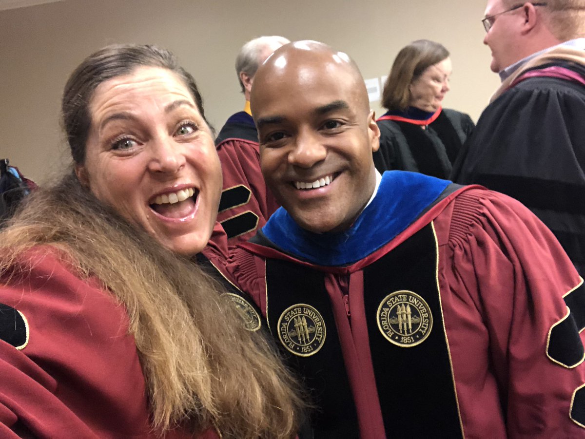 Coach_Alameda's tweet photo. Sooo much fun this am ... thanku @floridastate @FSUPresThrasher for the opportunity to wish NOW Seminole Alumni a wonderful journey into the next chapter of life! #bthch #liveINthemiddle #bewhereyourfeetare https://t.co/t5Jifvx2AL