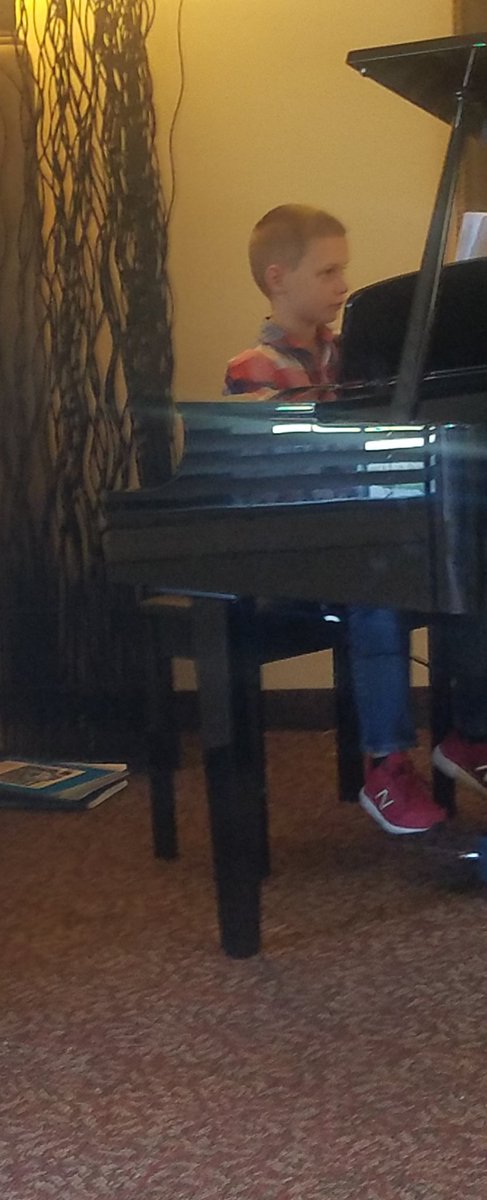 Attended Derek's very impressive piano recital this morning. Good job, Derek! <a href="/hills_indian/">Indian Hills Elementary</a> #iheaglesinaction