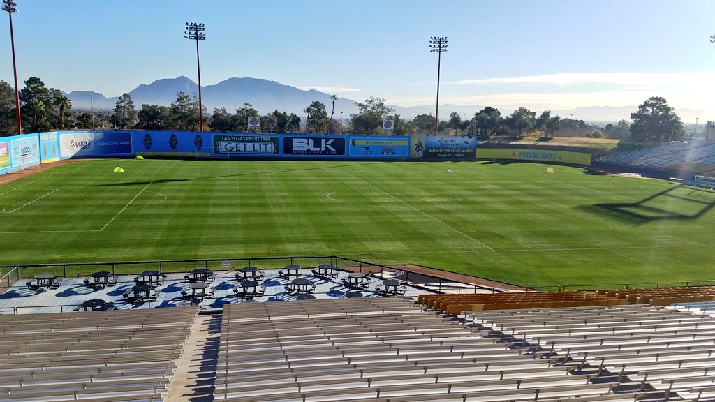lvlightsfc's tweet photo. IT'S A BEAUTIFUL DAY IN DOWNTOWN LAS VEGAS!! 🌞🌞

Come on out to Cashman Field to watch our Open Tryouts. #VivaLights https://t.co/GfXaMGrt50