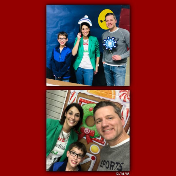 Juliebslp's tweet photo. My son’s elementary school PTO and staff rock — they planned a family night to build gingerbread houses!  Oh what fun we had!!  ❤️💚❤️ ⁦@PostmaPumas⁩ ⁦@PostmaPTO⁩ #postmapumas #postmapride https://t.co/HQ6YES7gwg