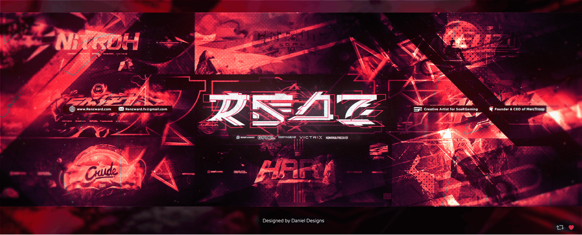 DanielGfx99's tweet photo. Twitter Header for @Renz_Ward.
My last post of 2018!
RT'S &amp; LIKES are appreciated.
HD: https://t.co/unH28oeSIN. https://t.co/kbF5t9pVGL