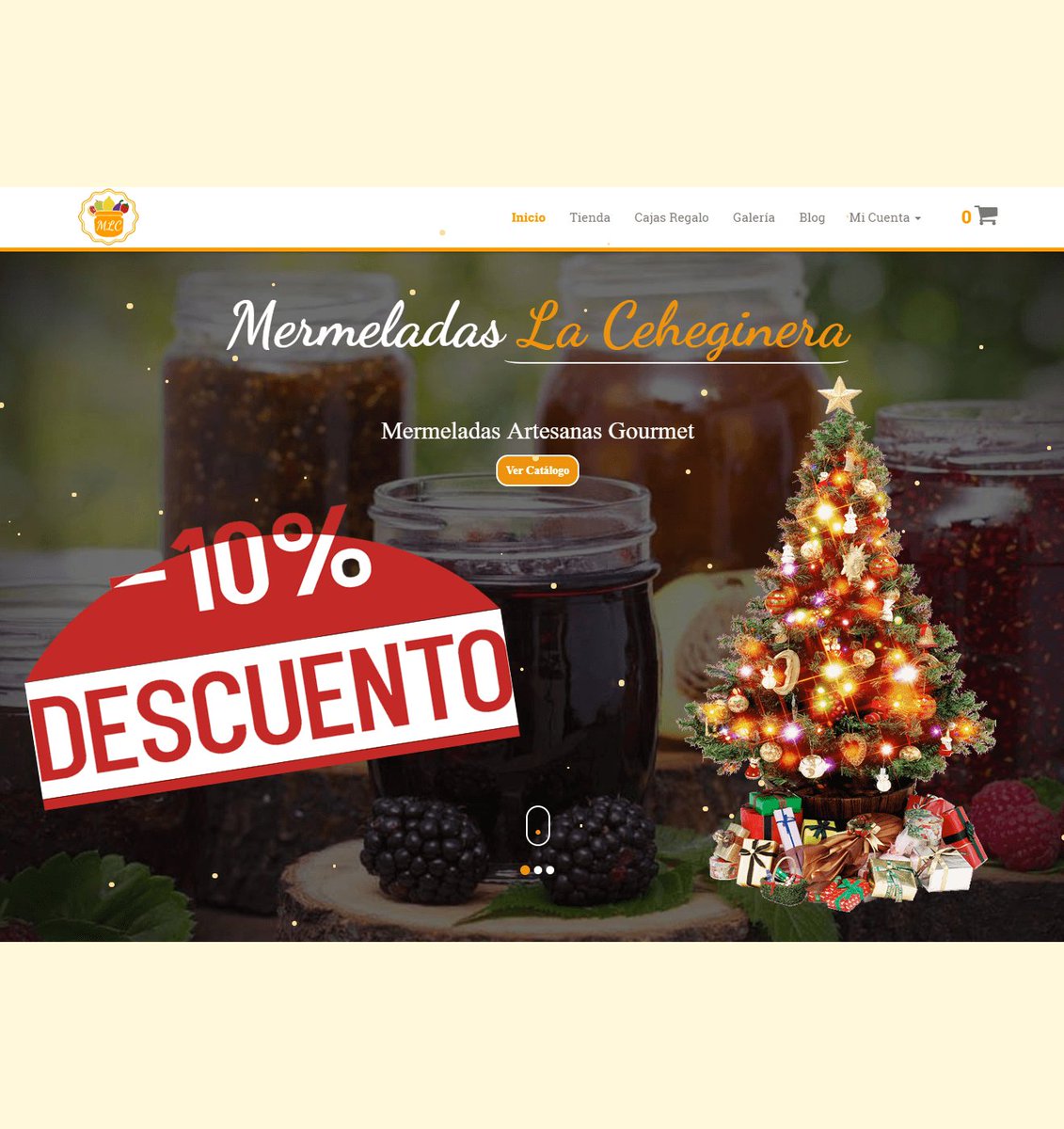 Descuento del 10% en todos los productos de nuestra web. Sólo hasta el 9 de enero. laceheginera.com