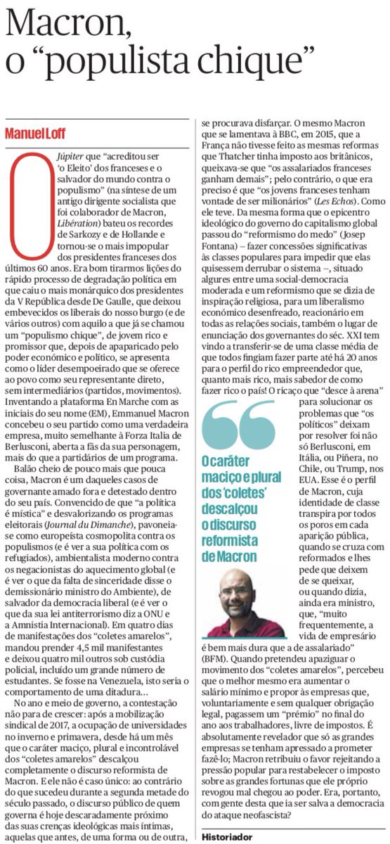 Paulo___F's tweet photo. #Macron o populista chique! @Público https://t.co/y20WBflStk