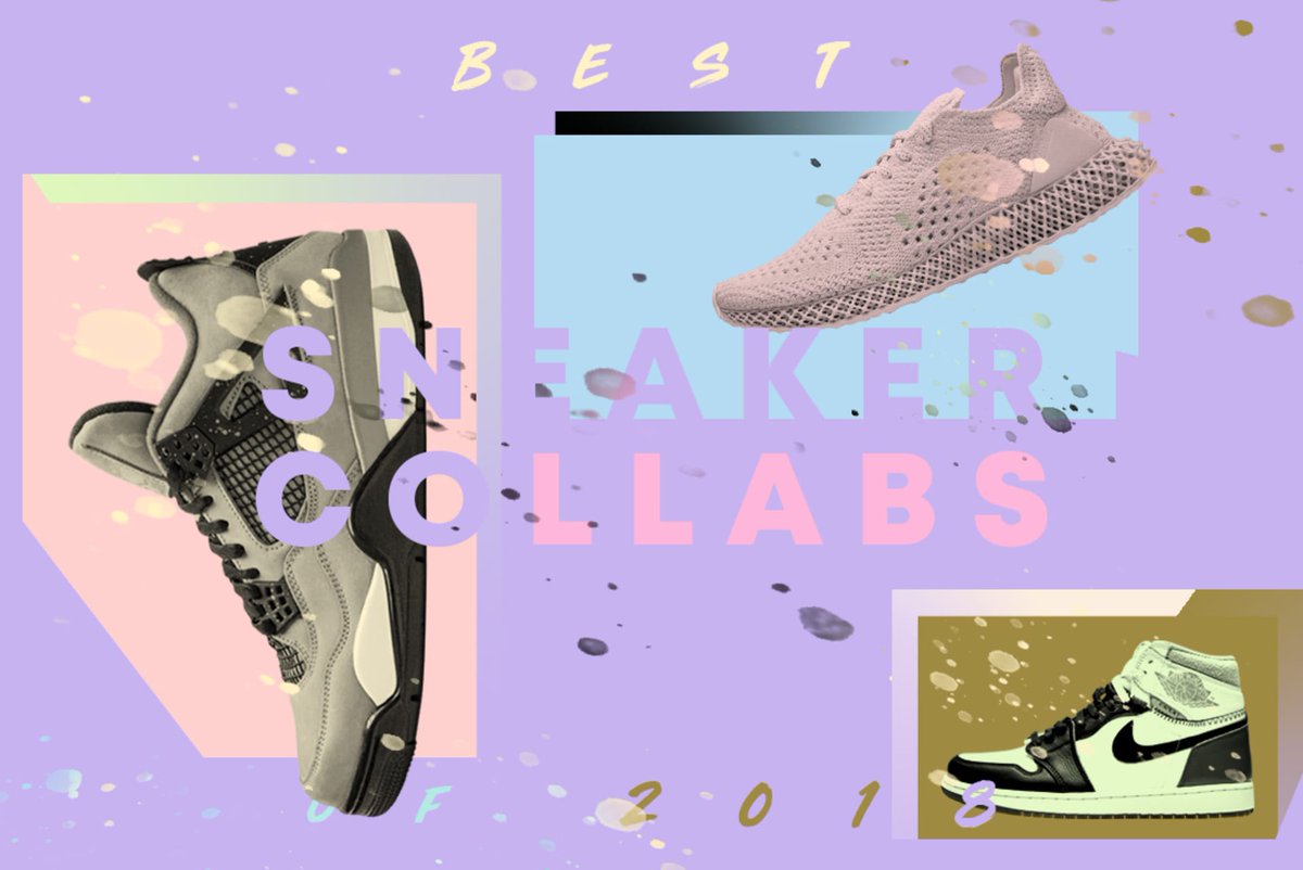 Complex's tweet image. 2018 featured some truly groundbreaking and memorable sneaker collabs ⚡️

Check out our list of the Best Sneaker Collabs of 2018: trib.al/EGCat4b.
Powered by KIWI Shoe Care #ad #WalkWithPride