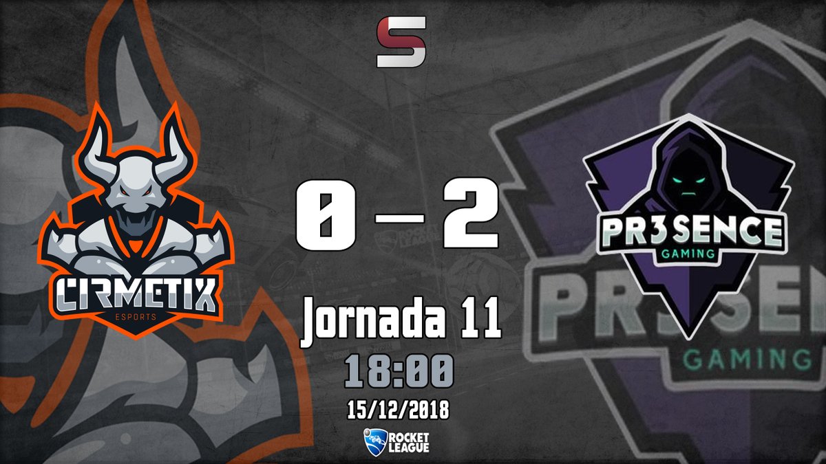 CirmetixClub's tweet photo. [#RL]

Caemos ❌ contra @Pr3senceGaming por un 2-0 en global en la jornada 11 de la @SpiritLeagues_ 

¡GG WP! Enhorabuena al equipo ganador y suerte en liga. 👏🏻

Toca seguir entrenando para salir de esta mala racha. 💪🏻 https://t.co/xHv8l85iKJ