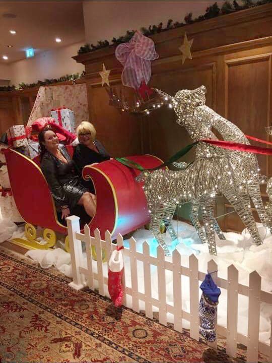TheLensbury's tweet photo. Rudolf getting a good workout at The Lensbury Christmas parties this weekend. He’s asking for double pay. 
#eventprofs #christmas https://t.co/adJXGoJQiB