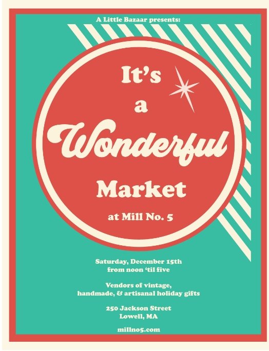 KellyandGeoff's tweet image. It's happening now! We're at #millno5 for #ItsAWonderfulMarket. Come join us for nearly 60 #arts, #crafts and #vintage vendors all under one roof, over two floors. We're here till 5pm, come join us. @millno5 @LowellSunNews @CityofLowellMA