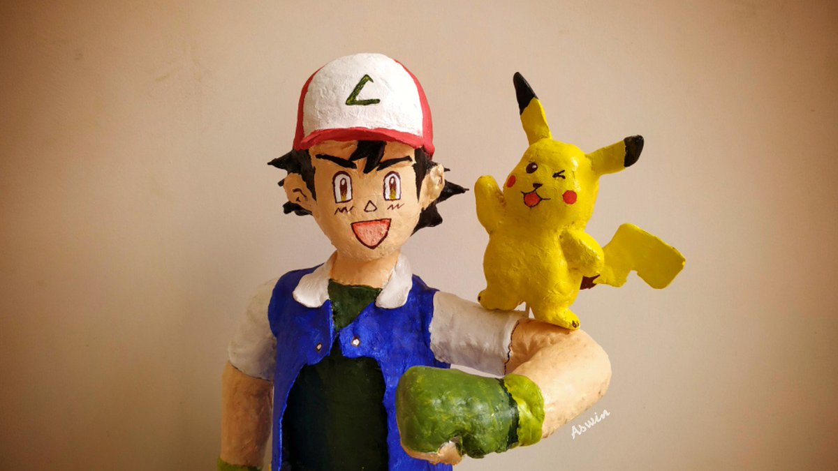 aswin483's tweet photo. Making video link in bio
https://t.co/blbGDNIXhg
Pokémon : Ash and Pikachu Thermacol model making
#thermacol #thermacol_model #PokemonGotoys #pokemon #superpokemon #Ashketchumarena #Pikachutoys #howtodo #makingvideo #sculpting #Hugepokemontoys #AshKetchum #Pikachu https://t.co/L6KLxoQHKS
