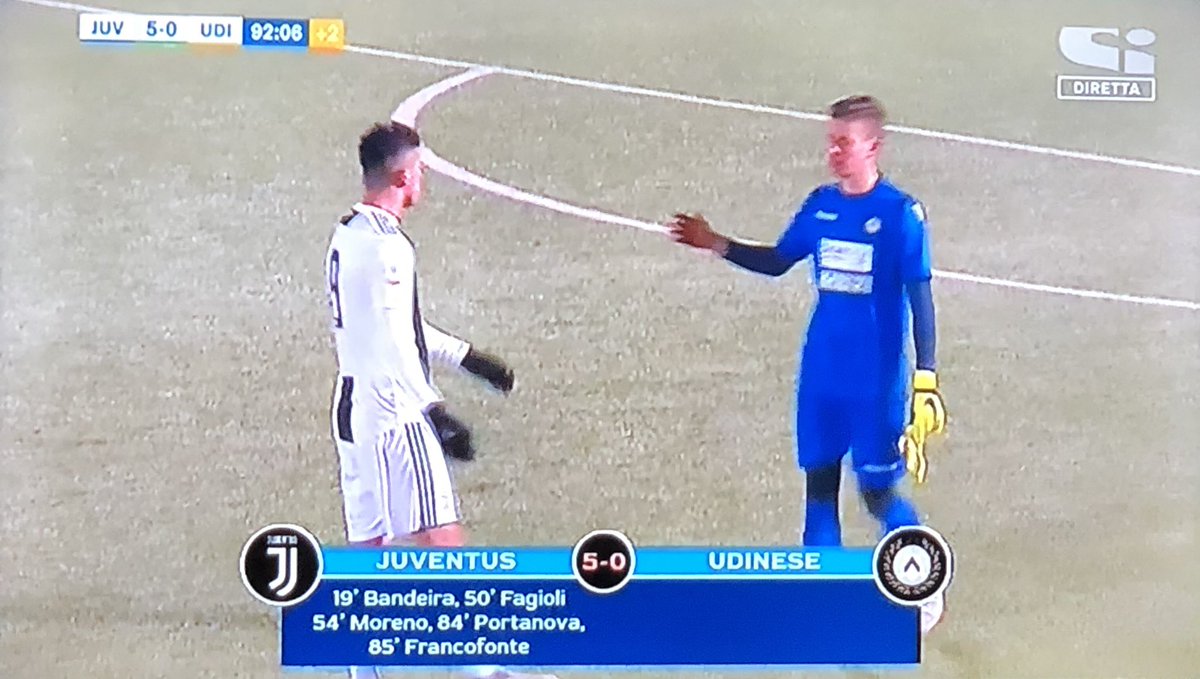 La #JuventusPrimavera vince 5-0 contro l’#UdinesePrimavera. #CampionatoPrimavera1