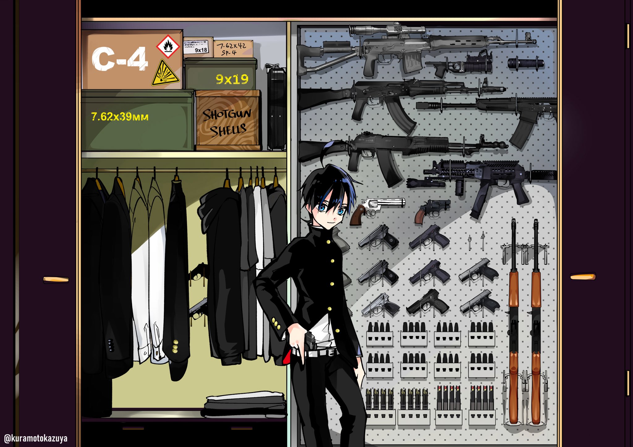 蔵本千夜 ギャグバトル系の少年漫画やイラストを描いています マフィアと銃を描くのが好きです 去年まではエロ漫画を描いていましたが一から始まりたいです よろしくお願いします 平成最後の冬限定創作クラスタさんと繋がりたい 冬の創作クラスタ