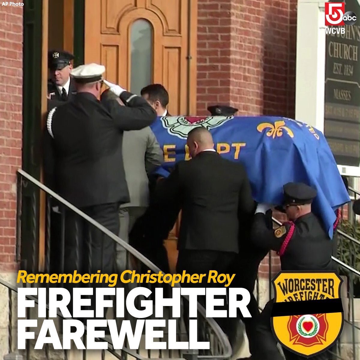 ChelseaScanner's tweet photo. Such an emotional farewell to #FFROY today in #Worcester the outpouring of support from so many especially his fellow brothers & sisters in the fire service was #breathtaking
God Bless All Our Firefighters God Bless Christopher Roy #RIP #LODD #HERO #SupportYourLocalFirefighters https://t.co/0qFvTHge33