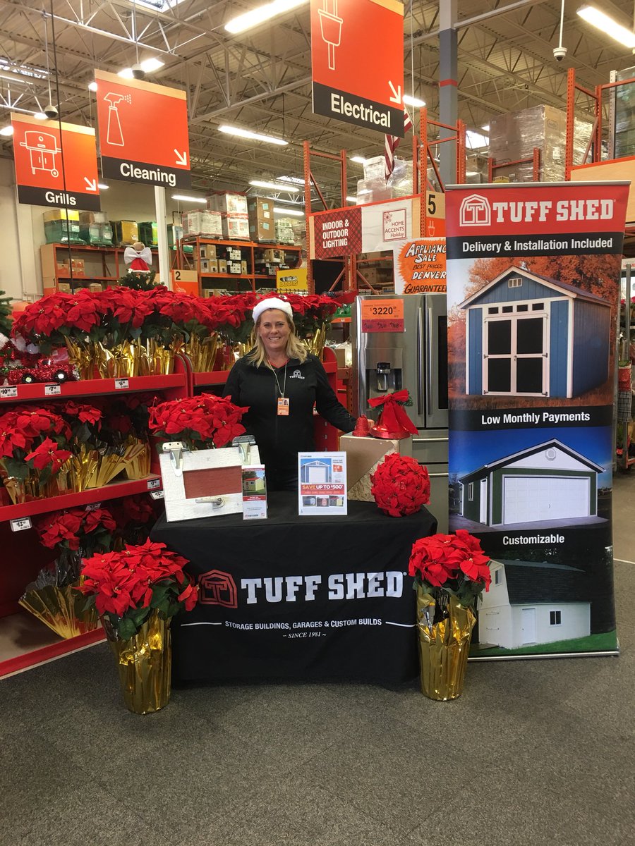 PhillipaTShed's tweet photo. Who needs #Santa I have all your Christmas needs #mancave #sheshed #shedforstuff #kidshouse Come see me #THD1508 #lonetree and let’s get you a @tuffshed @James1508M @WhitefleetChris @DVasquez_D214 https://t.co/a1WEqGYvHW